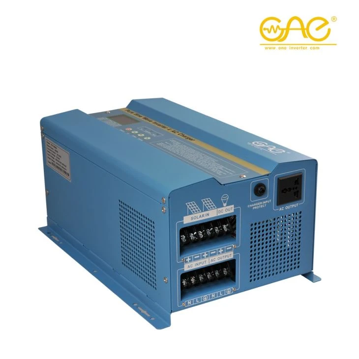 3kw Solar Inverter 3000W 24V 220V Hybrid Inverter Pure Sine Wave Built-in MPPT Solar Controller Used Without Battery
